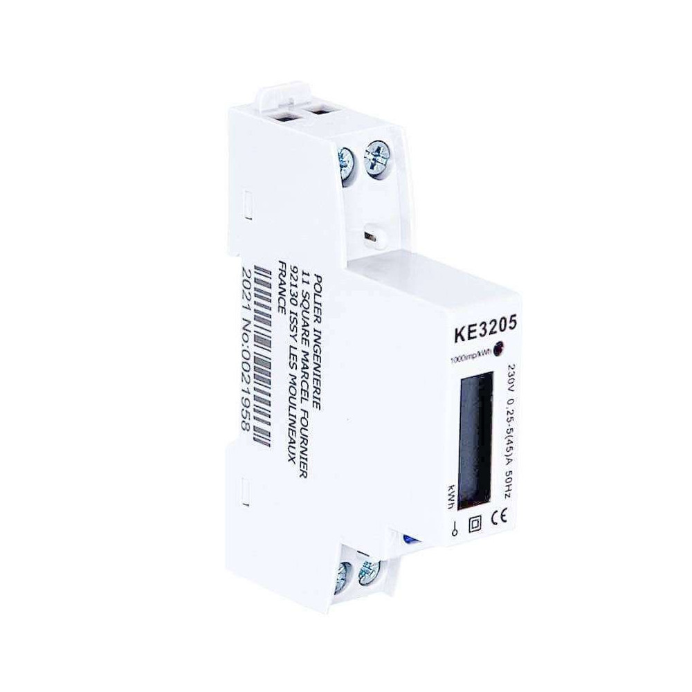 Compteur d'énergie 45A monophasé certifié MID | THERM ELEC